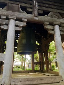 There are bells all around the temple, this lets the monks know what time it is