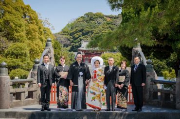 A traditional Shinto Wedding Ceremony