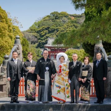 A traditional Shinto Wedding Ceremony